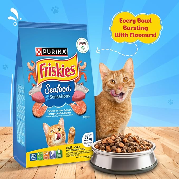 FRISKIES Seafood Sensations Cat Dry Food 1.1kg